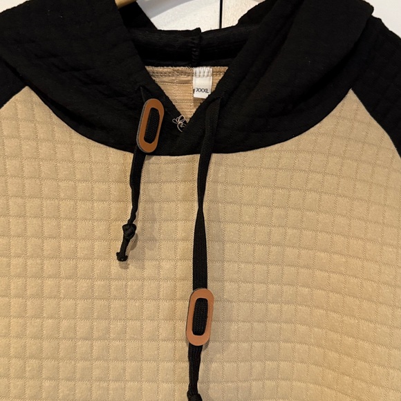 Men's Black and Cream Sweater XXXL - Picture 3 of 11